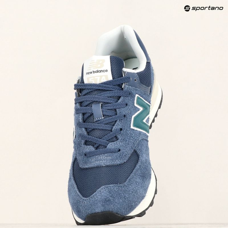 Batai New Balance 574's V2 navy/green 17