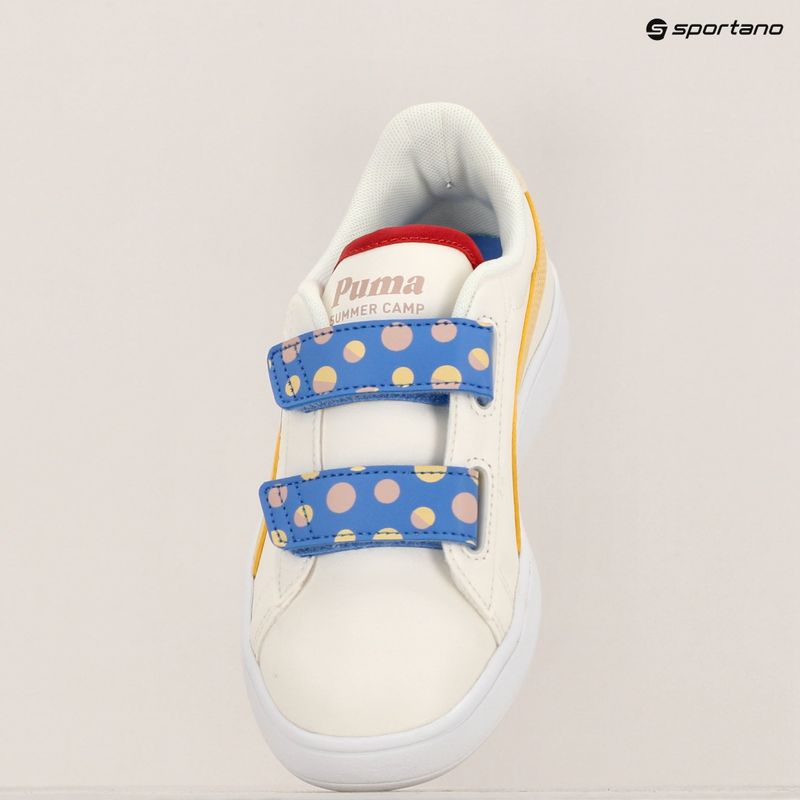 Vaikiški batai PUMA Smash 3.0 Summer Camp V PS warm white/chamomile/puma white 10