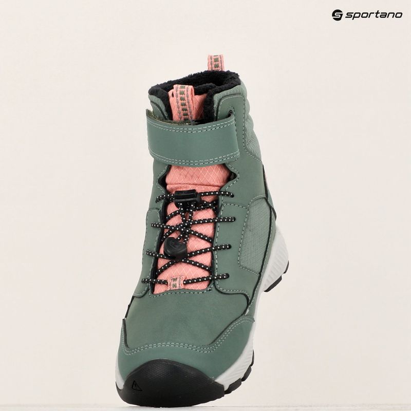 KEEN Skua Winter WP vaikiški sniego batai dark forest/rose elegance 15