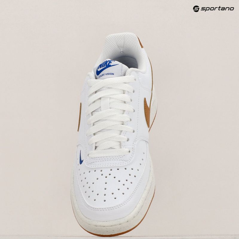 Moteriški batai Nike Court Vision Low Next Nature white/game royal/sail/flax 9