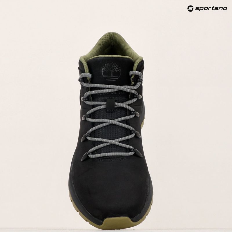 Vyriški batai Timberland Sprint Trekker Mid Lace black nubuck/med green 9