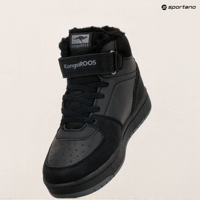 Vaikiški batai KangaROOS K-CP Bound Mid EV jet black / steel grey 16