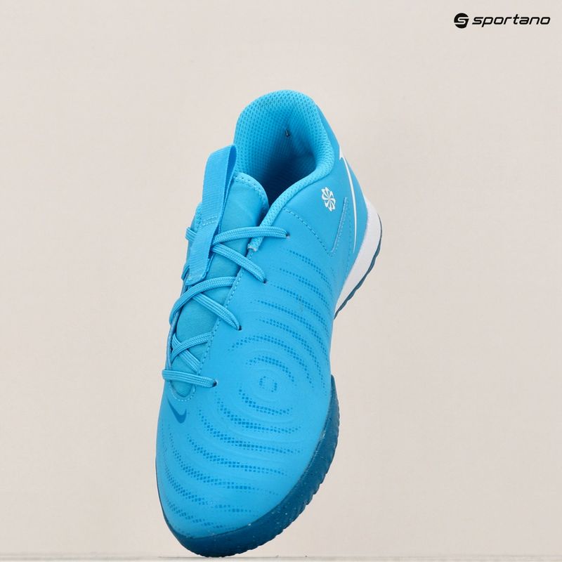 Vaikiški futbolo batai Nike Phantom GX II Academy IC blue fury/white 9