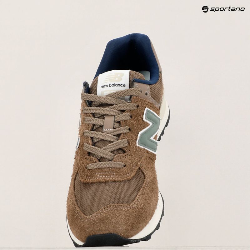 Batai New Balance 574's V2 brown/royal blue 11