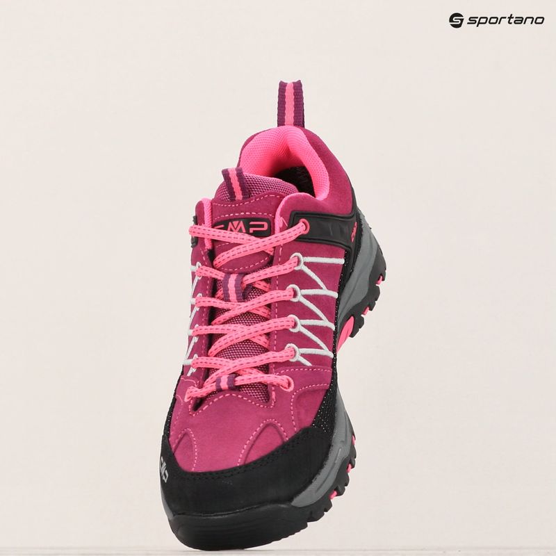 Paauglių batai CMP Rigel Low Wp berry / pink fluo 9