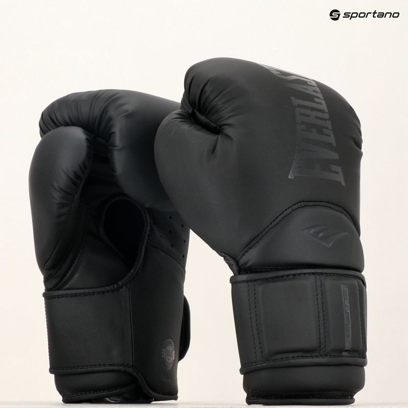 Bokso pirštinės Everlast Elite 2 Pro Boxing Leather black 7