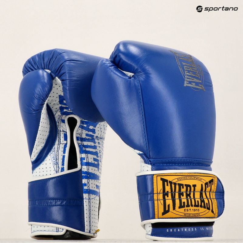 Bokso pirštinės Everlast 1910 Classic Pro blue 8