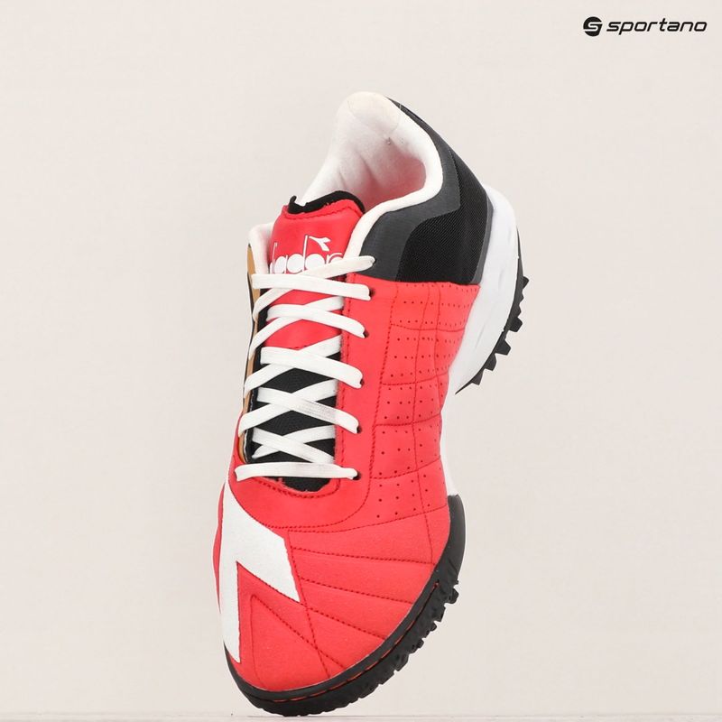 Vyriški futbolo batai Diadora Brasil Sala Elite TF milano red/white/black 9