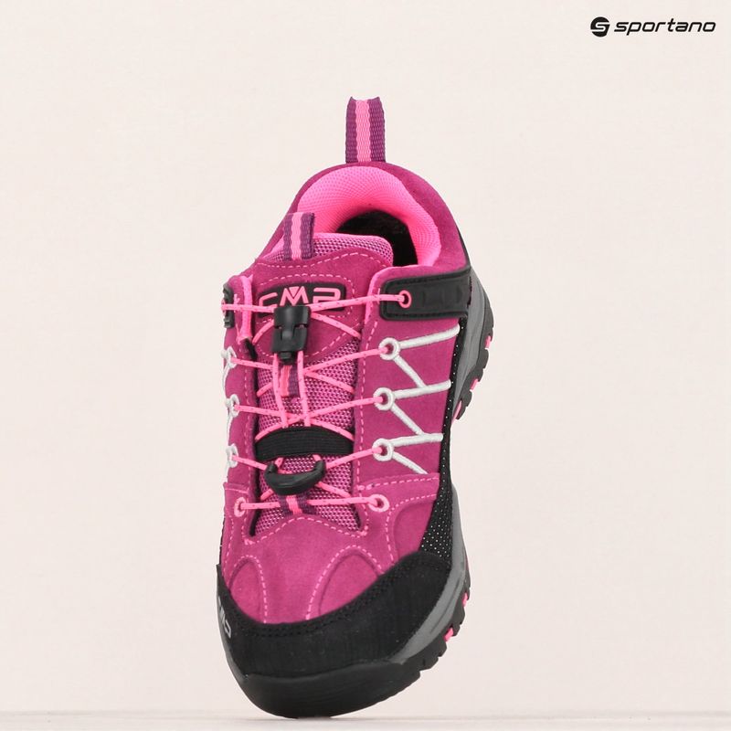 Vaikiški žygio batai CMP Rigel Low Wp berry / pink fluo 15
