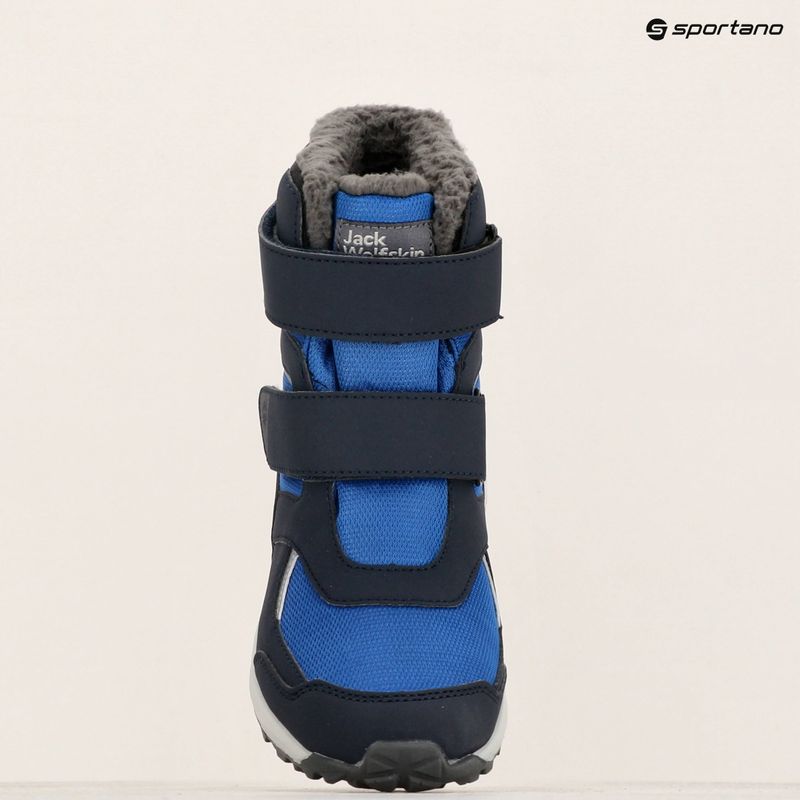 Vaikiški sniego batai Jack Wolfskin Woodland WT Texapore High VC crisp cobalt 17