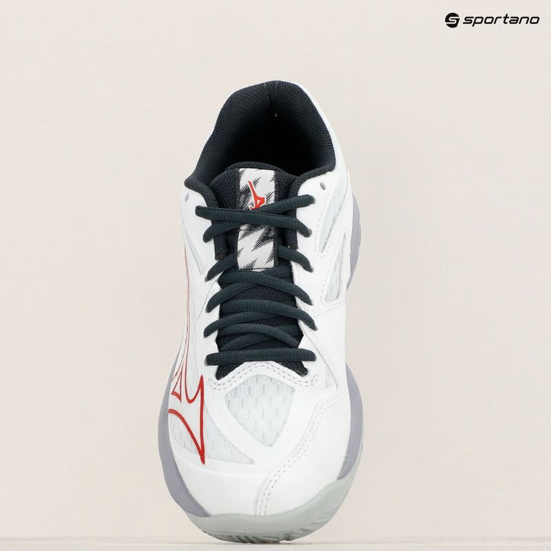 Vaikiški tinklinio batai Mizuno Lightning Star Z7 white/salsa/black 9