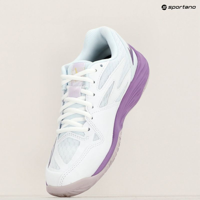 Vaikiški tinklinio batai Mizuno Lightning Star Z7 white/patrician purple/quince 9