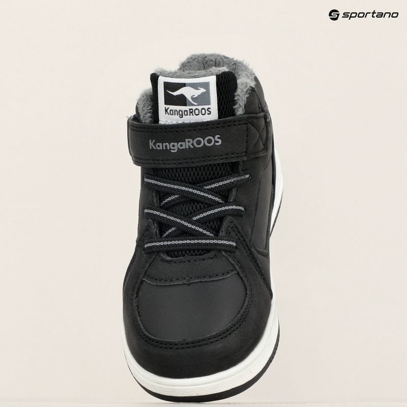 Vaikiški batai KangaROOS K-CPI Kalino Mid EV jet black / steel grey 16