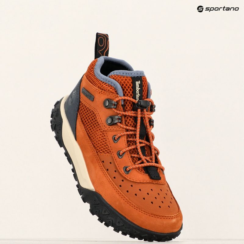 Vaikiški batai Timberland Greenstride Motion 6 Low Lace dark orange nubuck 17