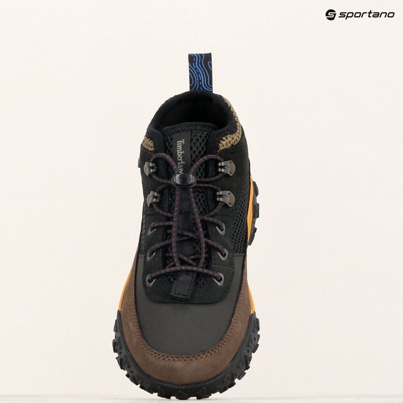 Vaikiški batai Timberland Greenstride Motion 6 Low Lace black nubuck/brown 17