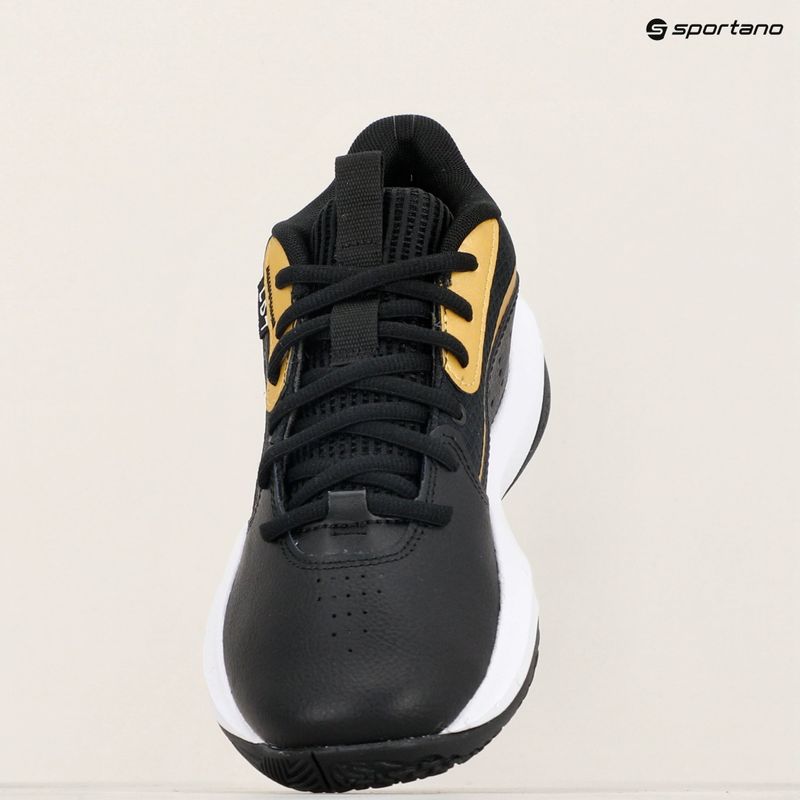 Vaikiški krepšinio bateliai Under Armour GS Lockdown 7 black/black/metallic gold 9