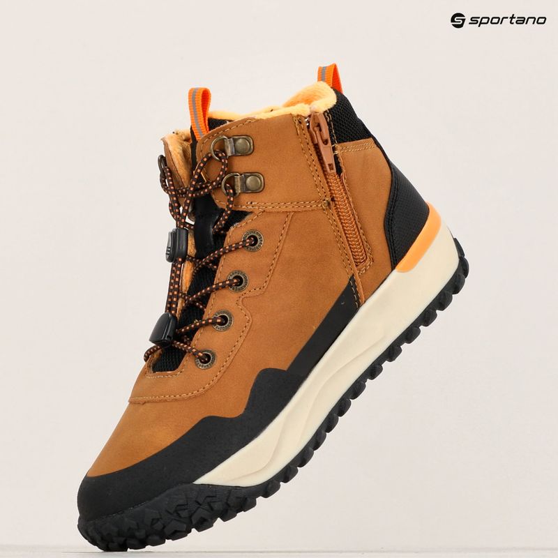 Paauglių sniego batai KangaROOS K-NB Vivi RV tan / orange 16