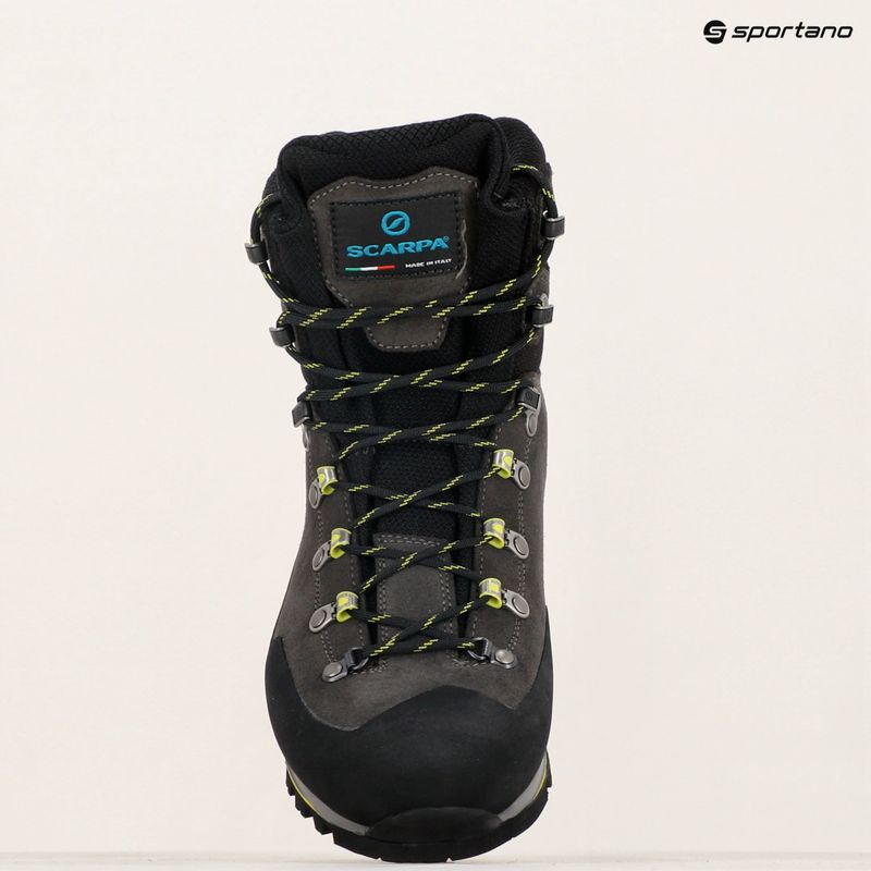 Vyriški aukštų kalnų batai SCARPA Manta Tech GTX shark/lime 9