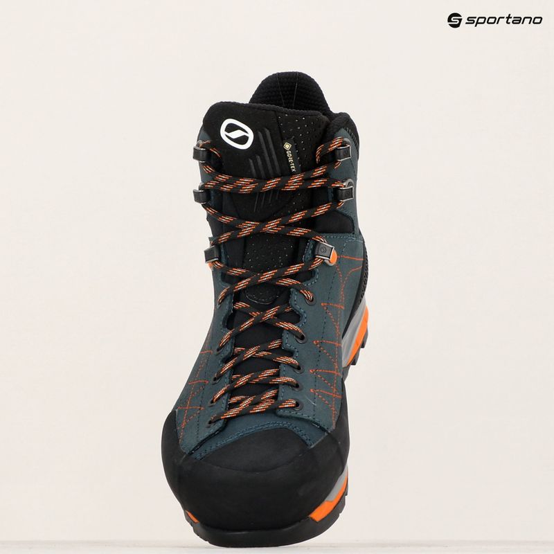 Vyriški trekingo batai SCARPA Zodiac TRK GTX petrol/rust orange 10