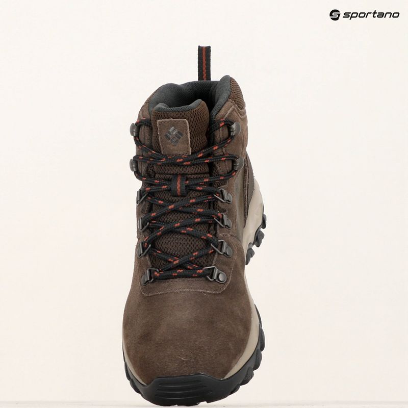 Columbia Newton Ridge Plus II Suede WP cordovan/spice vyriški trekingo batai 12