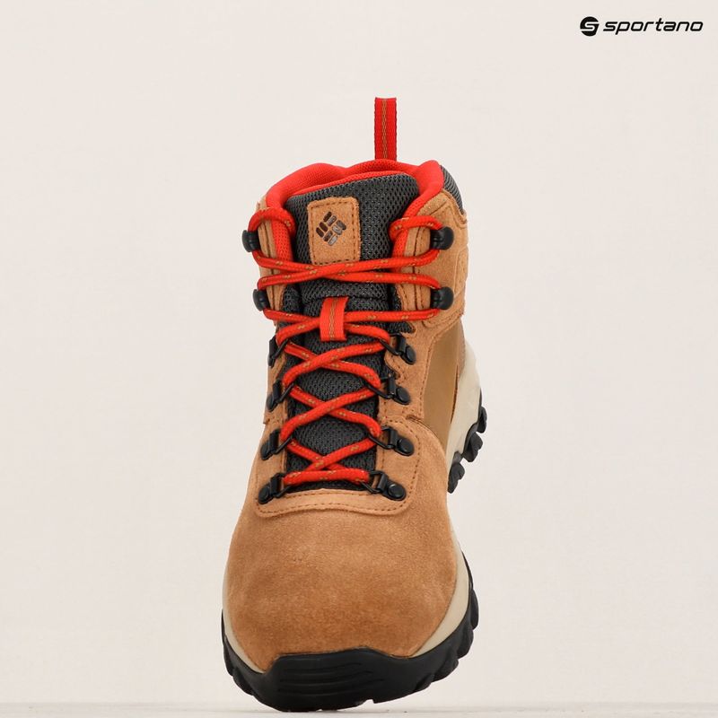 Columbia Newton Ridge Plus II Suede WP elk/mountain red 288 vyriški trekingo batai 10
