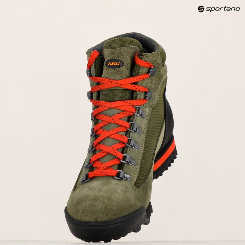 Vyriški žygio batai AKU Slope Micro GTX military green/red 9