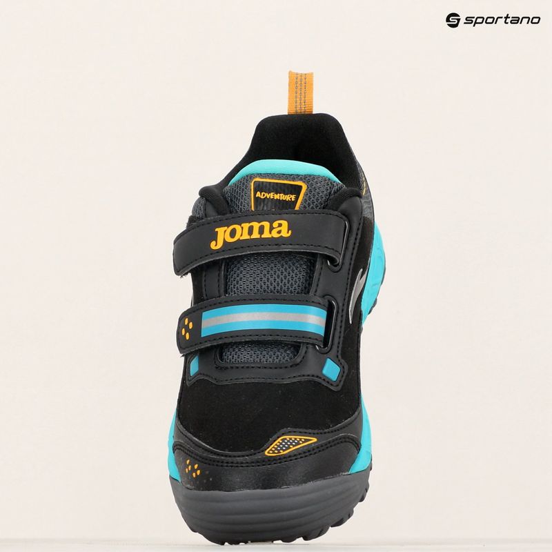 Vaikiški bėgimo batai Joma Adventure black/turquoise 15