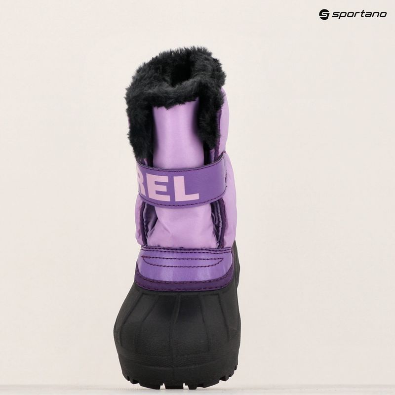 Vaikiški sniego batai Sorel Childrens Snow Commander gumdrop/purple violet 16