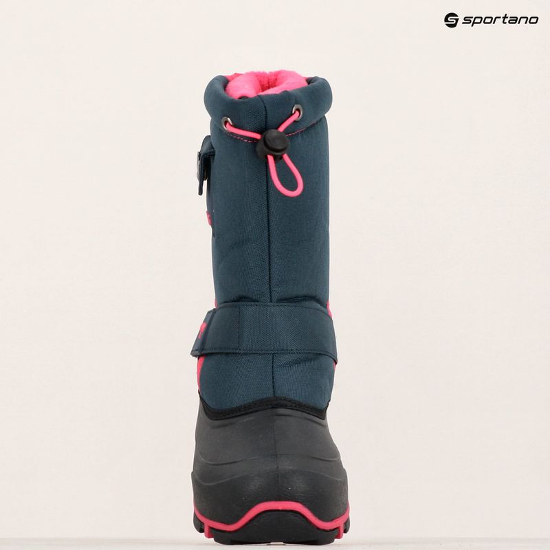Paauglių sniego batai KangaROOS Kanga-Bean II dk navy / daisy pink 9