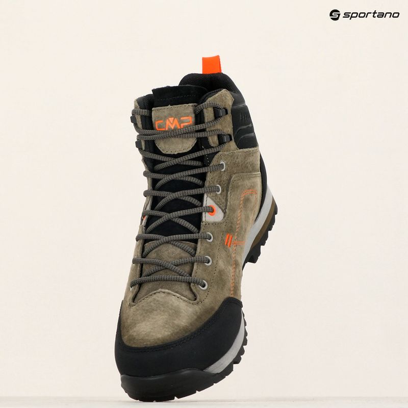 Vyriški trekingo batai CMP Alcor 2.0 Low Wp fango / arancio 9