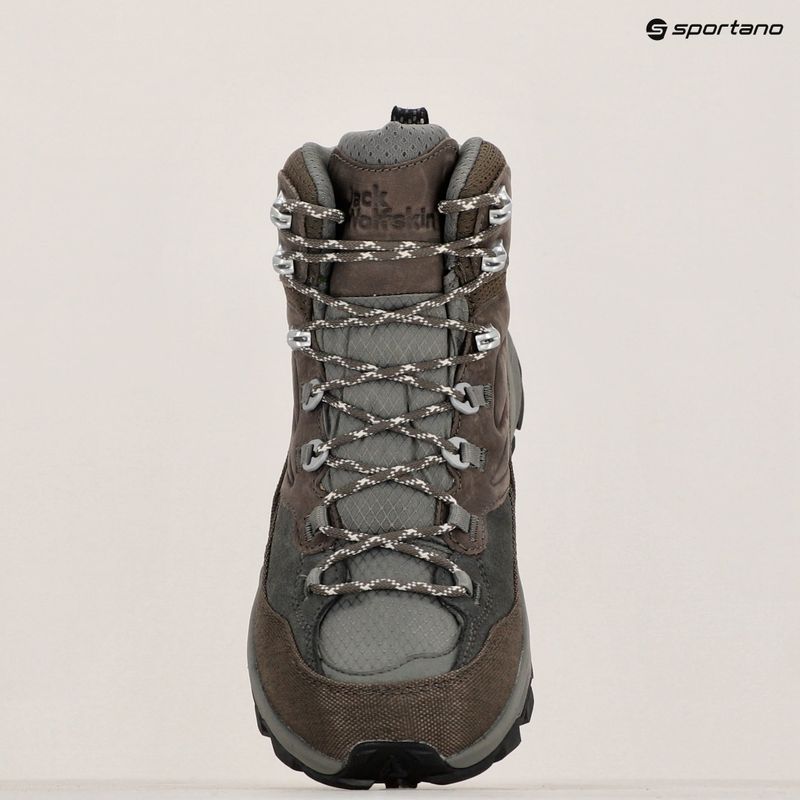 Vyriški žygio batai Jack Wolfskin Cyrox Texapore Mid cold coffee 10