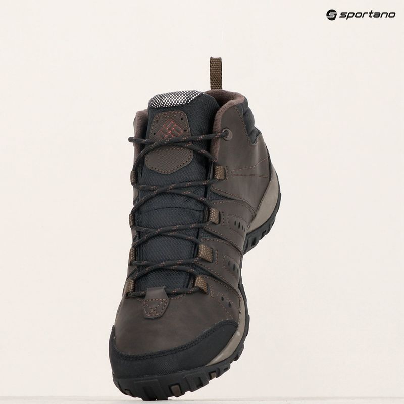 Vyriški Columbia Woodburn Ii Chukka WP OH cordovan/garnet red batai 18