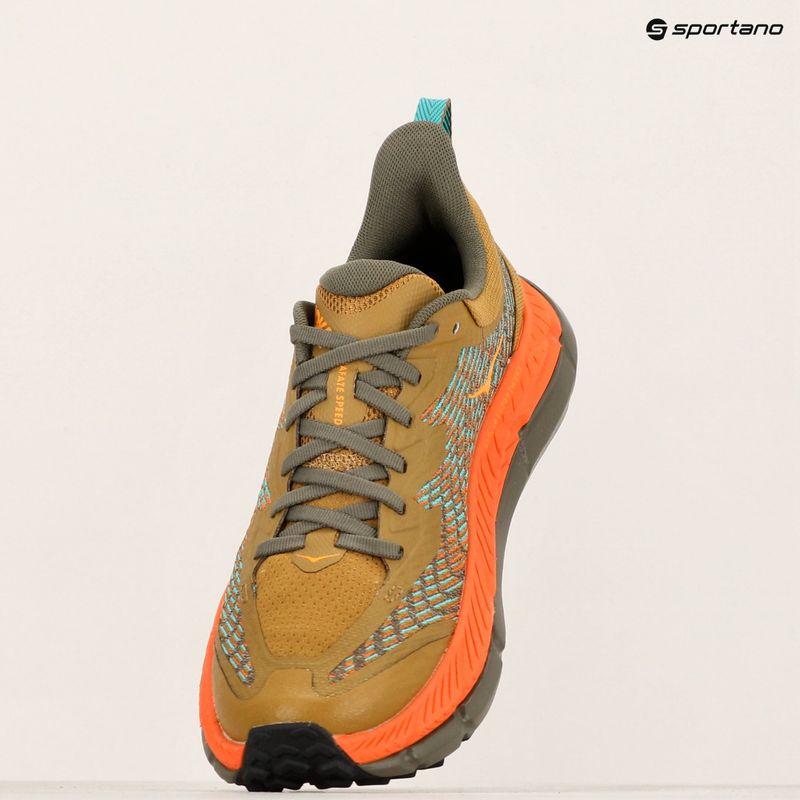 Vyriški bėgimo bateliai HOKA Mafate Speed 4 antique olive/squash 9
