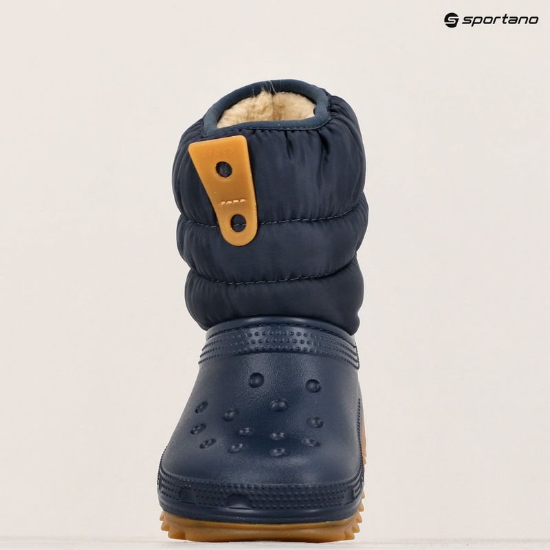 Vaikiški sniego batai Crocs Classic Neo Puff Boot Toddler navy/gum 9