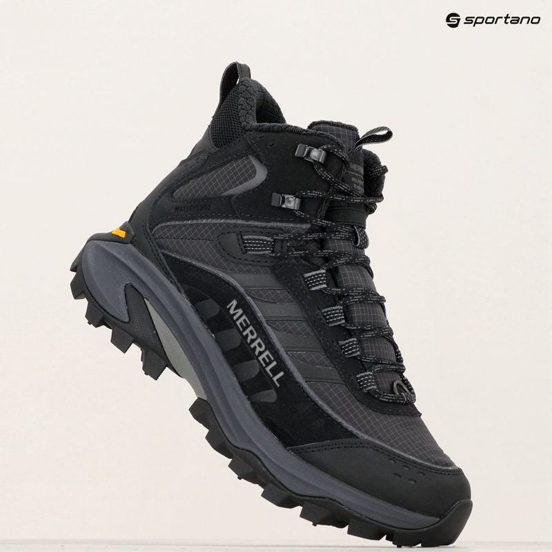 Vyriški turistiniai batai Merrell Moab Speed 2 Thermo Mid Wp triple black 14