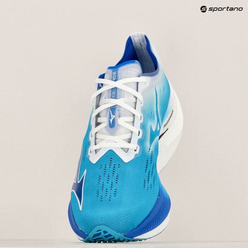 Vyriški bėgimo batai Mizuno Wave Rebellion Pro 2 river blue/mugen blue/white 14