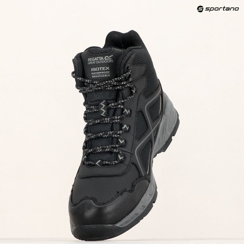 Vyriški turistiniai batai REGATTA Vendeavour black/granit 15