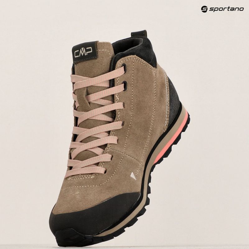 Moteriški trekingo batai CMP Elettra Mid sand / pesca 15