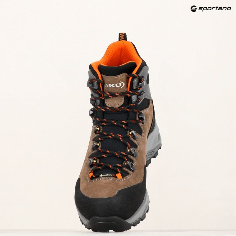 Vyriški žygio batai AKU Alterra II GTX brown/orange 14