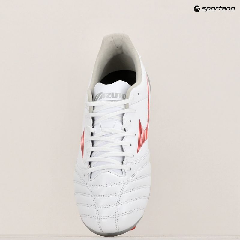 Vyriški futbolo batai Mizuno Morelia Neo IV Pro MD white/ radiant red/ hot coral 9