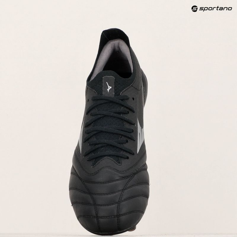 Vyriški futbolo batai Mizuno Morelia Neo IV β Elite FG black/galaxy silver 9