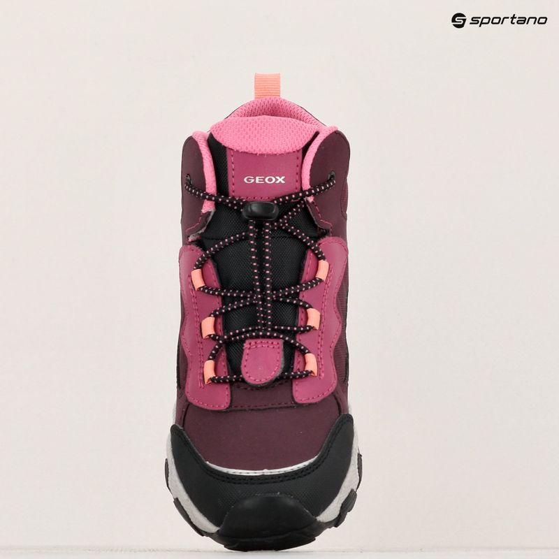 Paauglių batai Geox Magnetar ABX burgundy 17