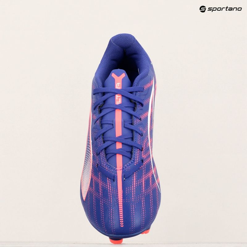 PUMA Ultra 5 Play FG/AG lapis lazuli/puma white/sunset gloe futbolo bateliai 16