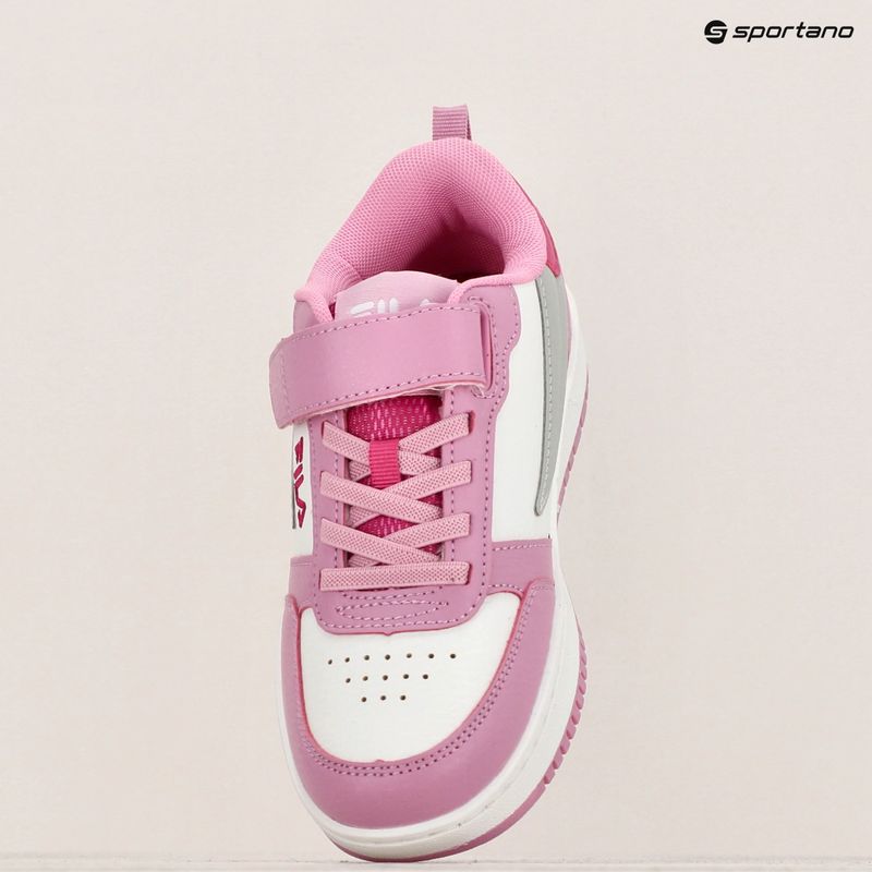 Vaikiški batai FILA Rega Nf Velcro white/moonlite mauve 16