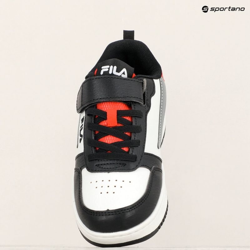 Vaikiški batai FILA Rega Nf Velcro white/black/fila red 8