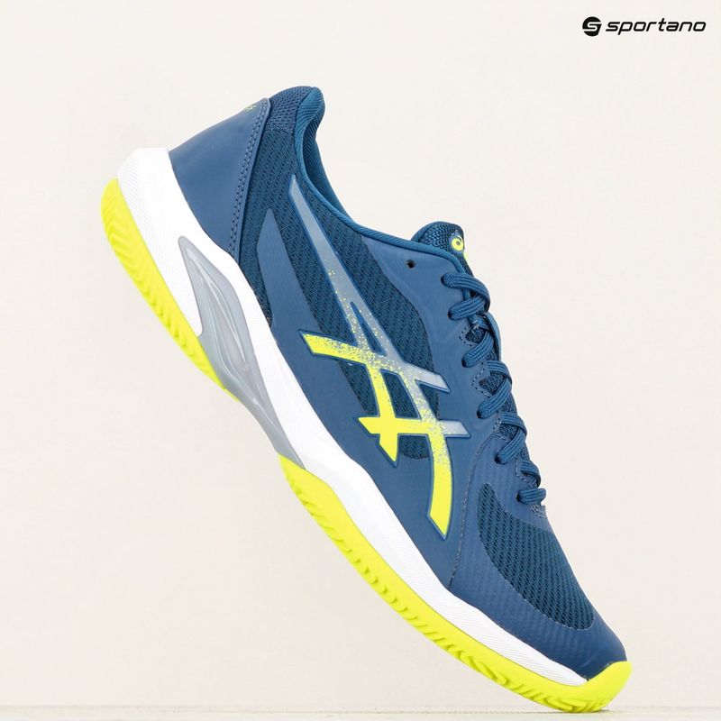 Vyriški teniso batai ASICS Solution Swift FF 2 Clay mako blue/safety yellow 16