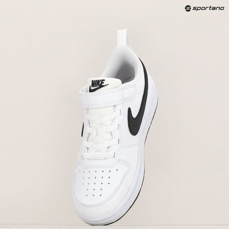 Vaikiški batai Nike Court Borough Low Recraft white/black 8