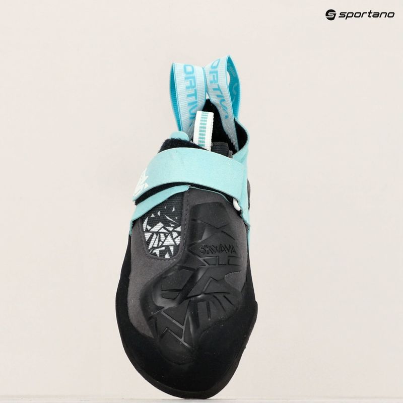 La Sportiva Skwama Vegan carbon/turquoise moteriški laipiojimo bateliai 16