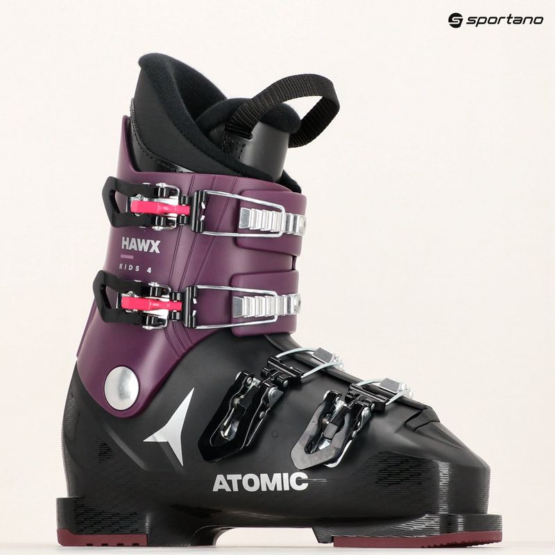 Vaikiški slidinėjimo batai Atomic Hawx Kids 4 black/violet/pink 7
