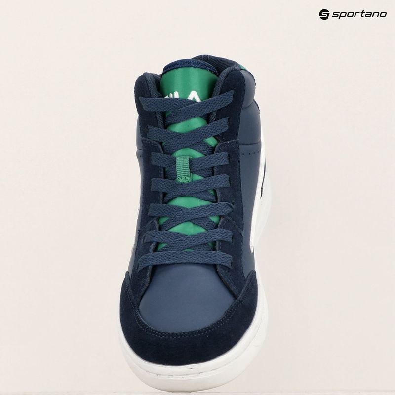 Vaikiški batai FILA Crew Mid fila navy/verdant green 15